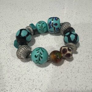 JEWELRY fashion bracelet turquoise brown tones